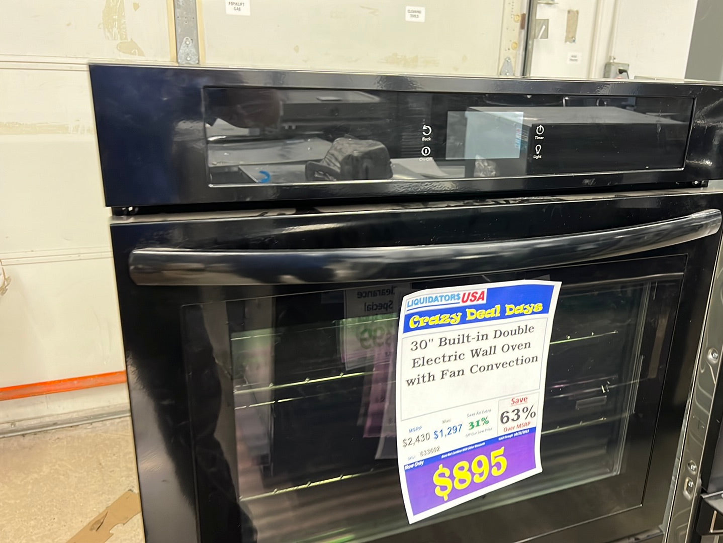 30" Built-in Double Electric Wall Oven with Fan Convection