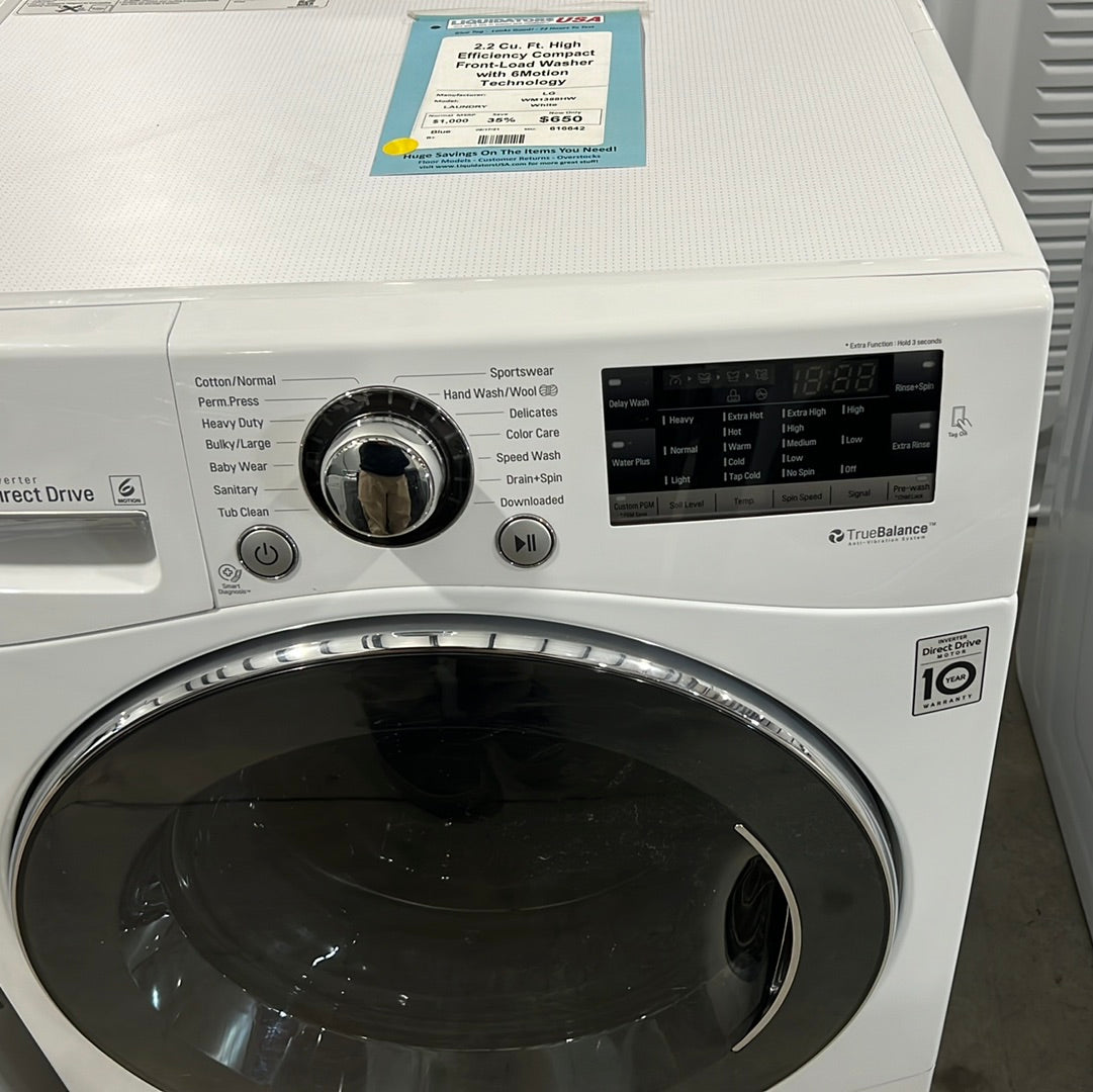 2.2 Cu. Ft. High Efficiency Compact Front-Load Washer with 6Motion Technology