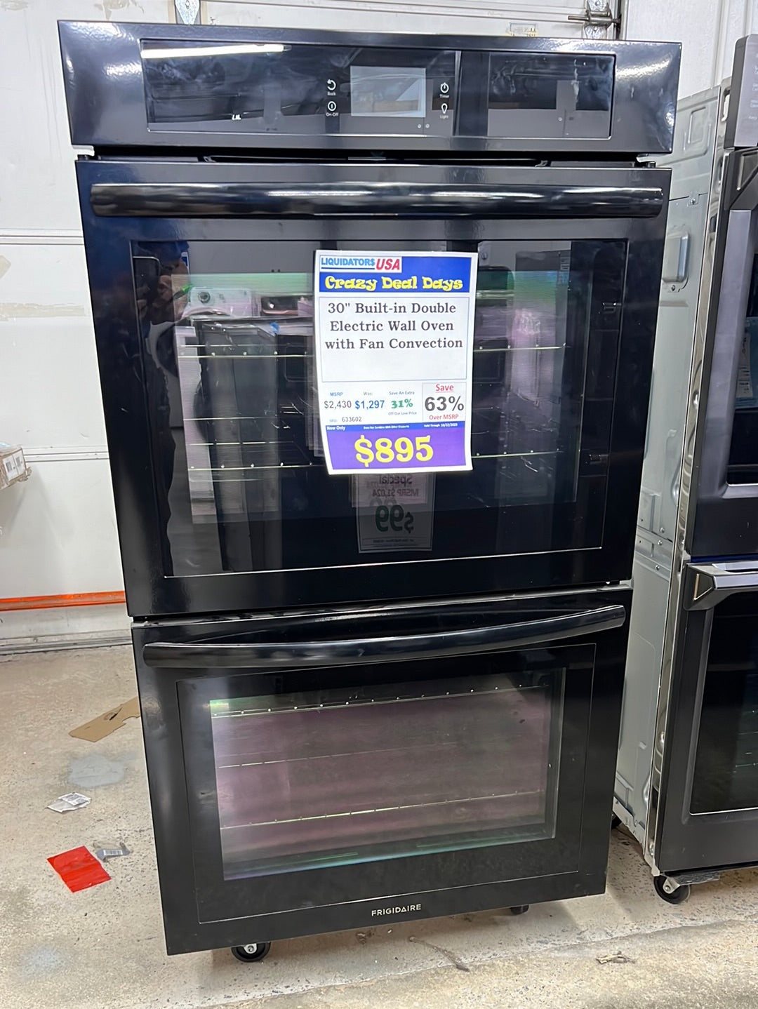 30" Built-in Double Electric Wall Oven with Fan Convection