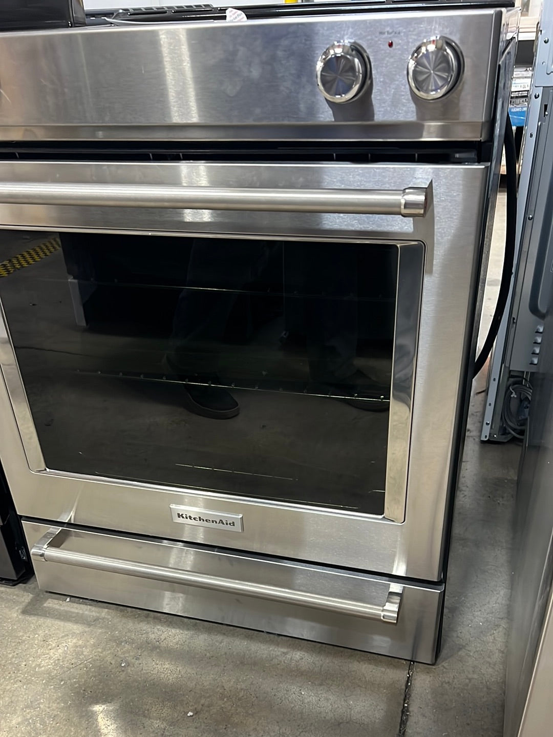 6.4 Cu. Ft. Self-Cleaning Slide-In Electric Convection Range