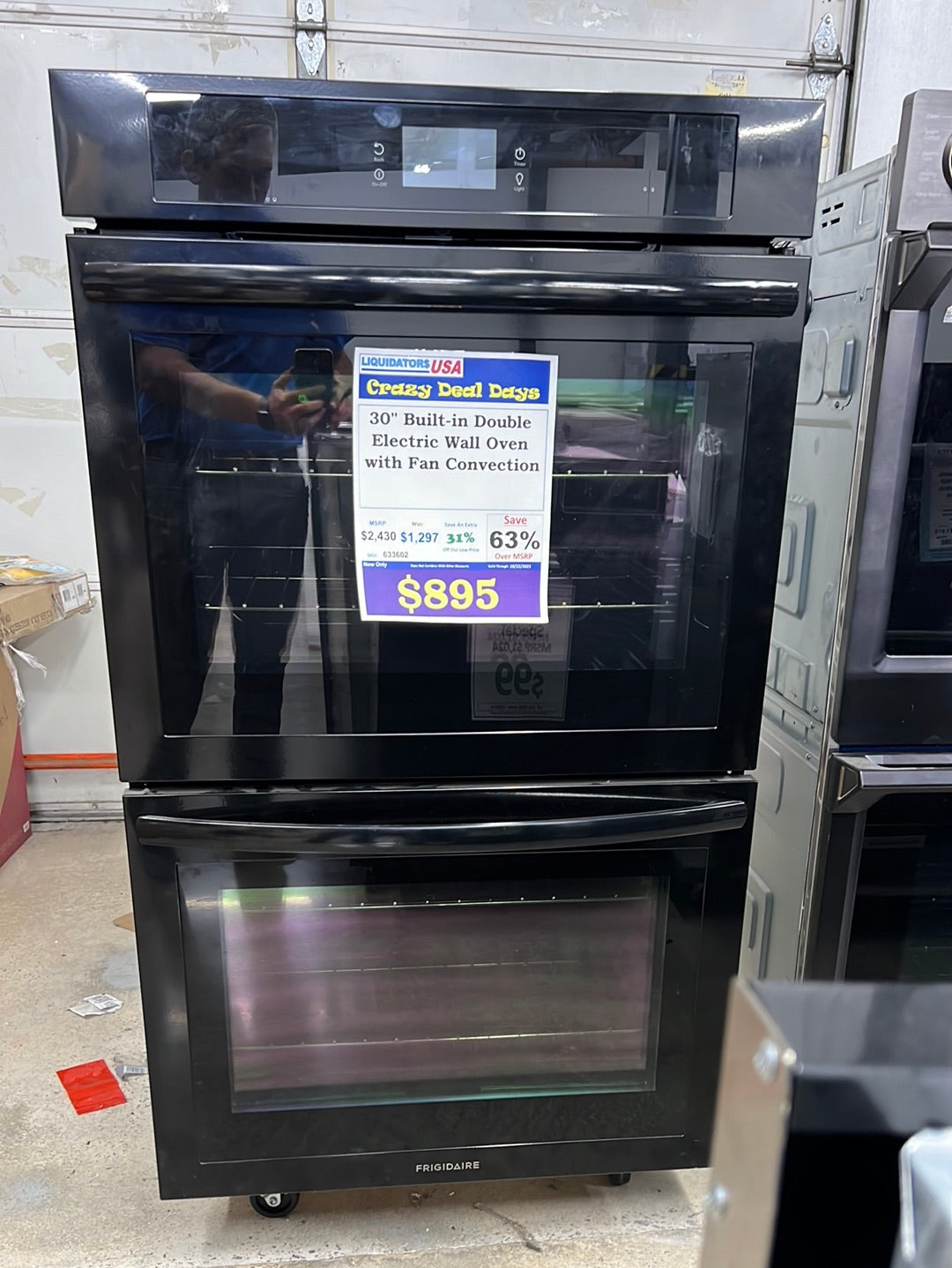 30" Built-in Double Electric Wall Oven with Fan Convection