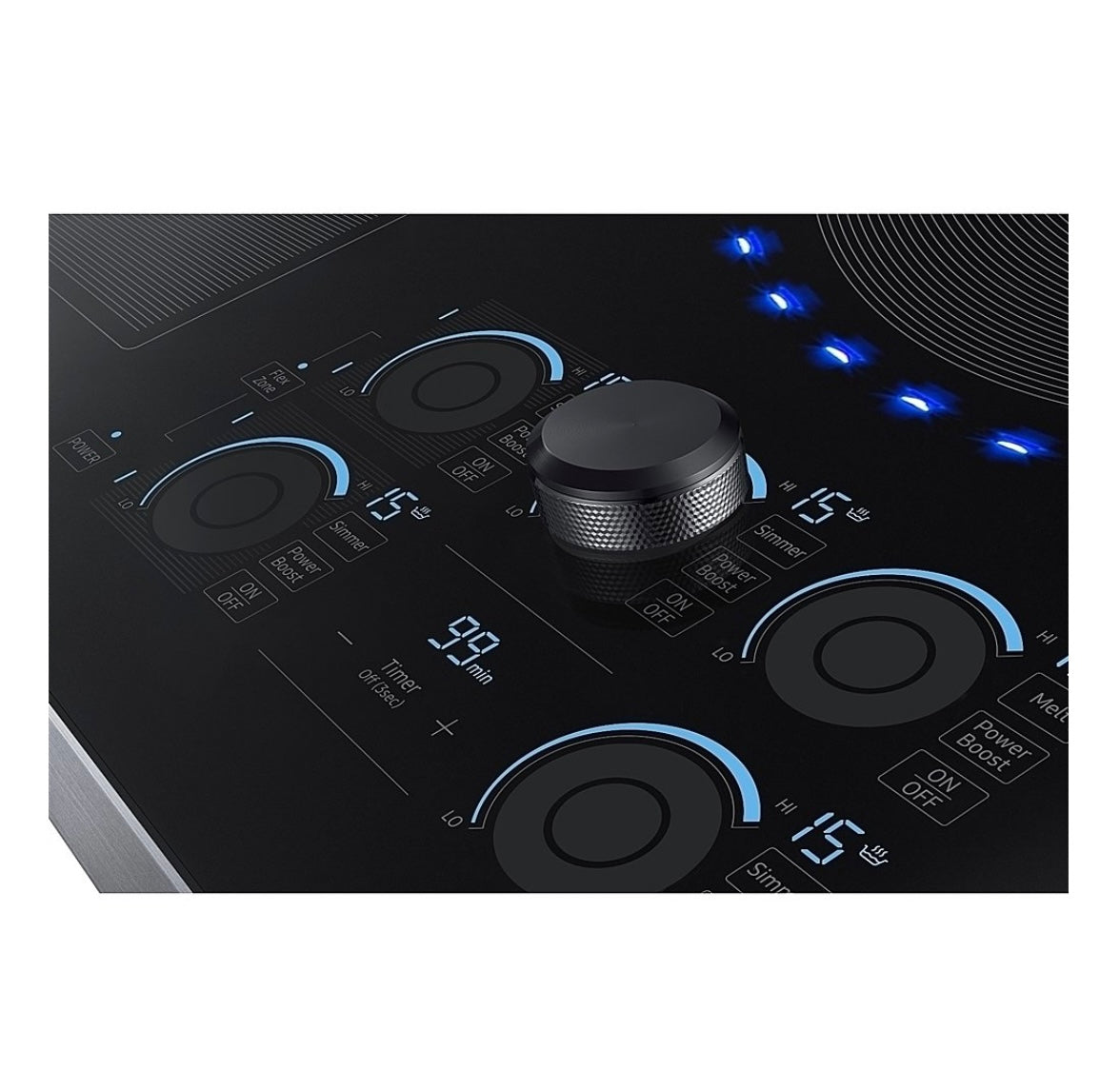 36" Induction Cooktop with WiFi and Virtual Flame (Missing Magnetic Knob)