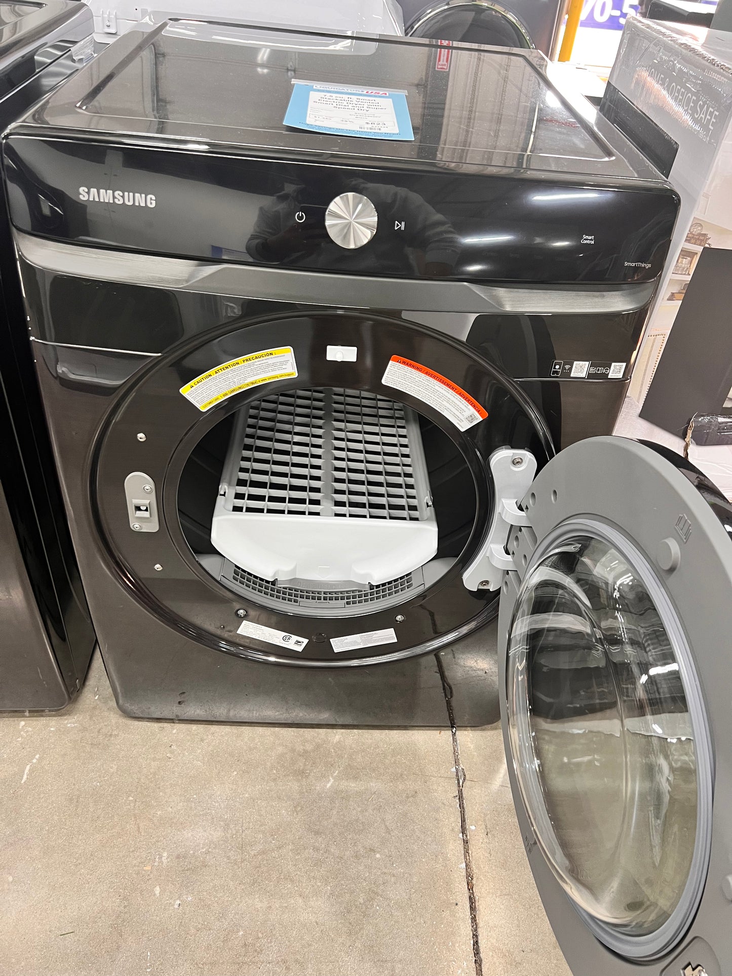 7.5 cu. ft. Smart Stackable Vented Electric Dryer with Smart Dial and Super Speed Dry