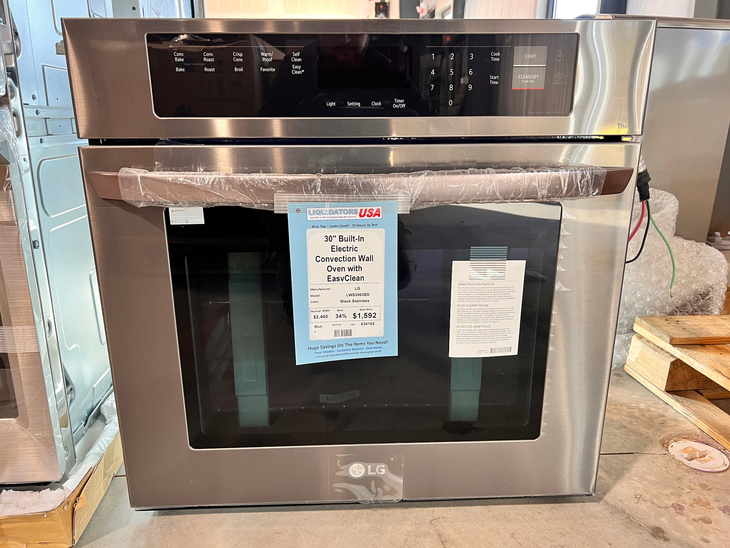 30" Built-In Electric Convection Wall Oven with EasyClean